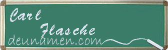 Carl Flasche Visitenkarte
